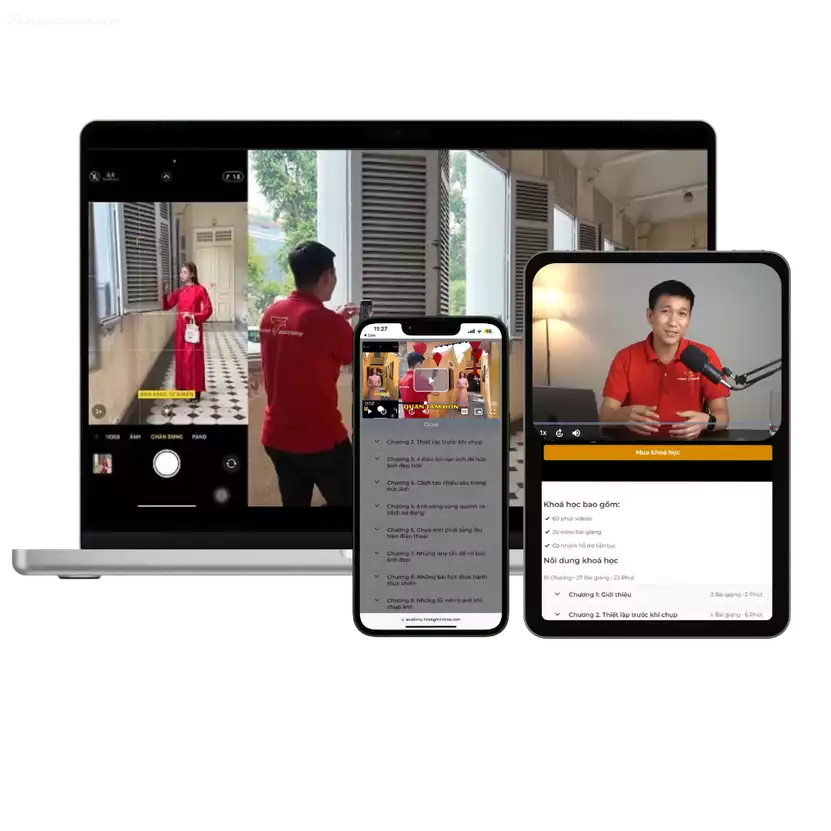 Khóa học xem trên mọi thiết bị